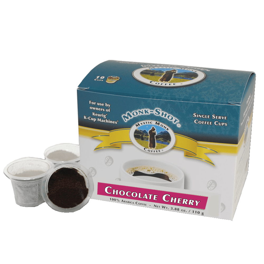 Chocolate Cherry 10ct., Archived Coffee - Mystic Monk Coffee