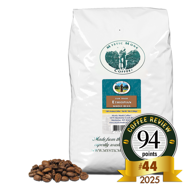 FTO Ethiopian 5lb | Coffee Beans | Mystic Monk Coffee