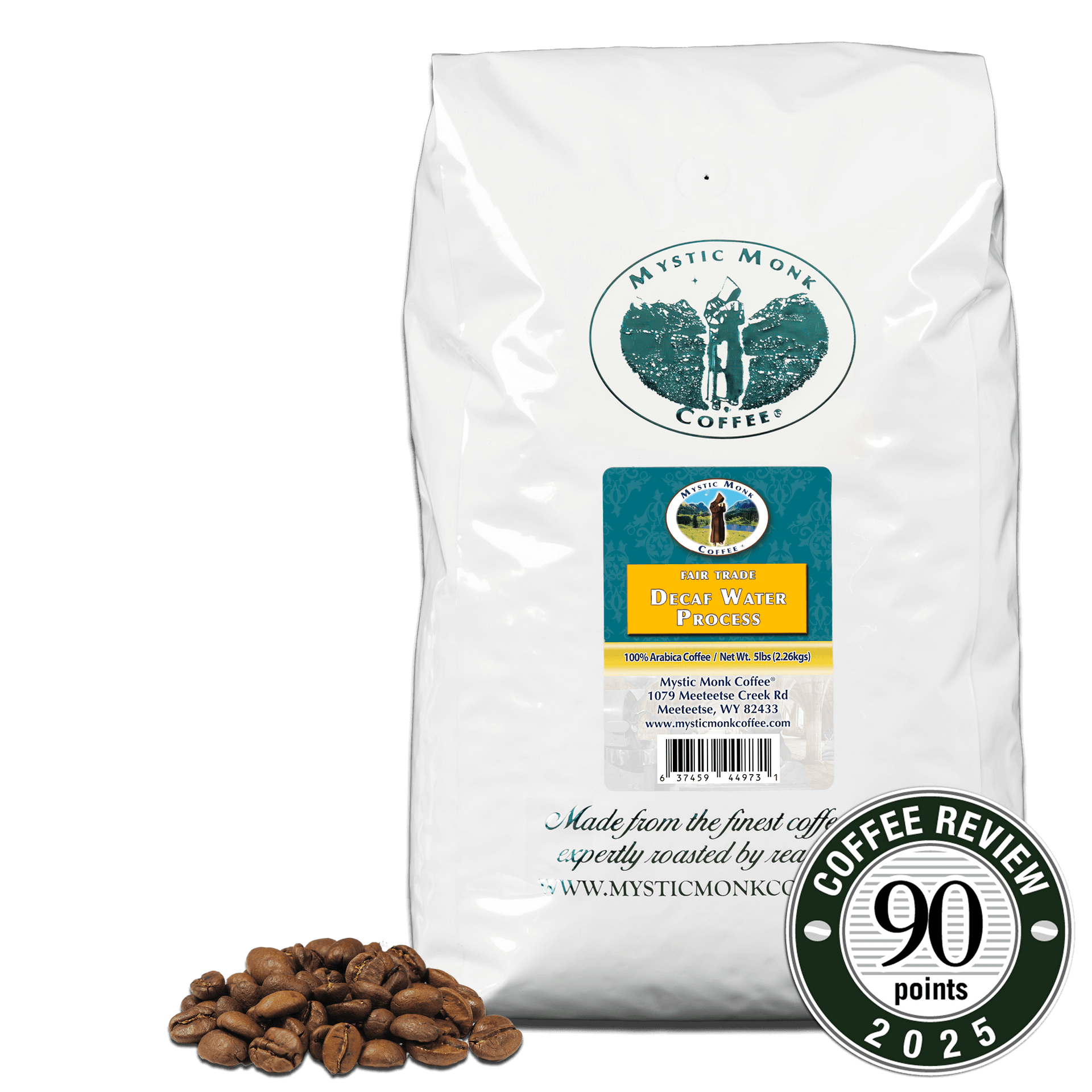Fair Trade Decaf Mexican 5lb | Beans | Mystic Monk Coffee