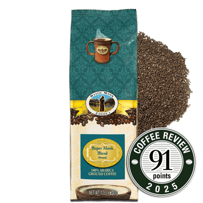 Super Monk Blend Extra Caffeinated Coffee