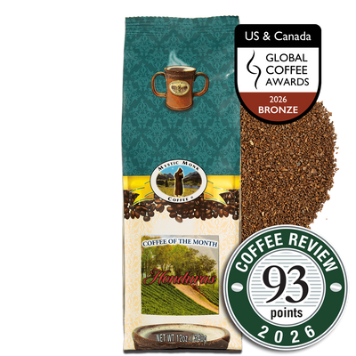 Honduras Yellow Honey 12oz coffee - Bronze Medal, Global Coffee Awards US & Canada 2026, 93 points Coffee Review