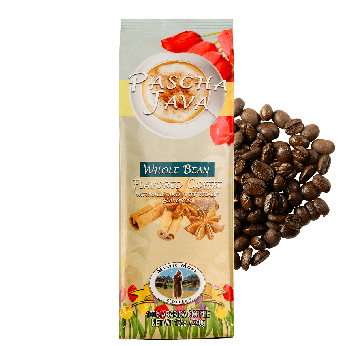 Pascha Java | Flavored Coffee Beans | Mystic Monk Coffee