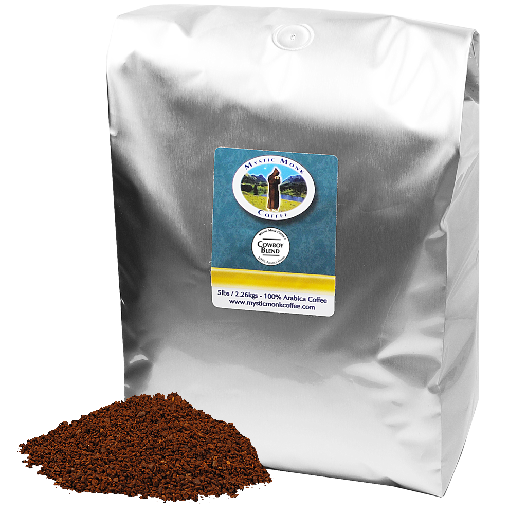 Cowboy Blend 5lb, 5lb Coffee - Mystic Monk Coffee