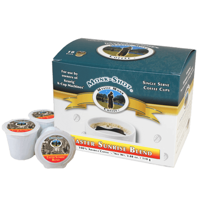 Easter Sunrise Blend 10ct., Monk-Shots - Mystic Monk Coffee