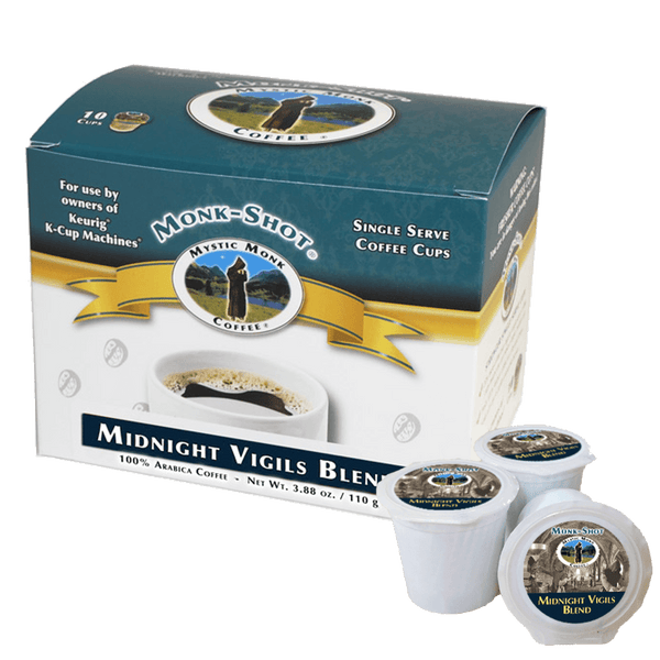 Midnight Vigils Blend 10ct. | Monk-Shots | Mystic Monk Coffee