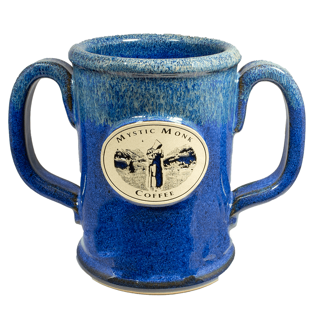 Northern Lights Double Handled Mug, Mug - Mystic Monk Coffee