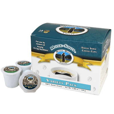 Variety Pack 10ct., Monk-Shots - Mystic Monk Coffee